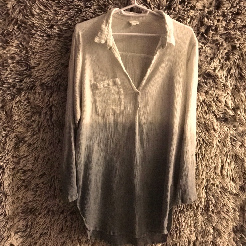 Cute stretchable two toned beautiful greenish tones . L/XL
